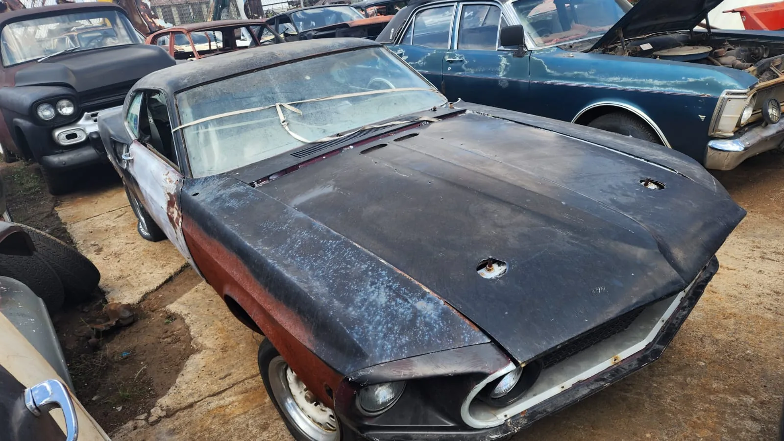 1969 Ford Mustang restoration progress